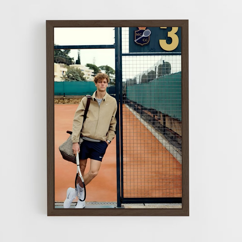 Poster Jannik sinner – affiche Tennis (vue 5)
